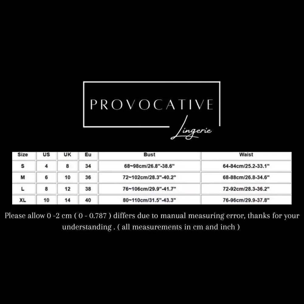 ❤️ NEW embroidered mesh underwire garter lingerie - Picture 4 of 4